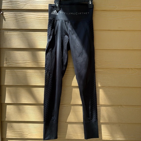 Adidas by Stella McCartney Black Leggings Size XS - Picture 2 of 6